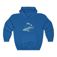 Load image into Gallery viewer, Whale Shark Lovers | Ocean | Blue | Beach | Oceanography | Unisex - Men & Women's Tee Unisex Heavy Blend Hooded Sweatshirt | Hoodie