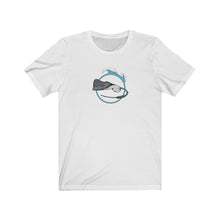Load image into Gallery viewer, Stingray Lovers | Ocean | Light Blue Ring | Beach | Oceanography | Unisex - Men & Women's Tee