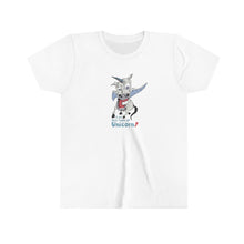 Load image into Gallery viewer, Unicorn | Funny | Whimsical | Tee Youth Short Sleeve Tee