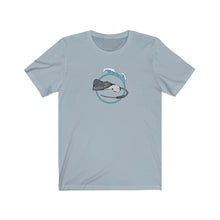 Load image into Gallery viewer, Stingray Lovers | Ocean | Light Blue Ring | Beach | Oceanography | Unisex - Men & Women's Tee