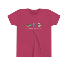 Load image into Gallery viewer, Baby Waves | Trio | Turtle | Seahorse | Puffer fish | Cute | Cartoon | Tee Youth Short Sleeve Tee