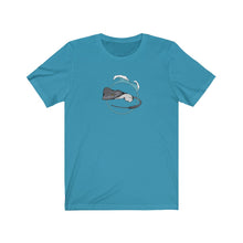Load image into Gallery viewer, Stingray Lovers | Ocean | Light Blue Ring | Beach | Oceanography | Unisex - Men & Women's Tee