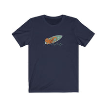 Load image into Gallery viewer, Surfs Up | Octopus | Cute | Cartoon | Whimsical | Unisex - Men & Women's Tee