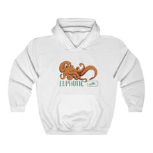 Load image into Gallery viewer, Euphotic Octopus | Ocean | Beach | Oceanography | Waves | Unisex - Men & Women's Tee Unisex Heavy Blend Hooded Sweatshirt | Hoodie