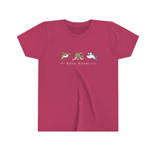 Load image into Gallery viewer, Baby Waves | Trio | Hammi | Oci | Gray | Cute | Cartoon | Tee Youth Short Sleeve Tee