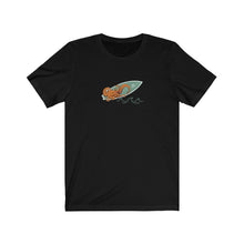Load image into Gallery viewer, Surfs Up | Octopus | Cute | Cartoon | Whimsical | Unisex - Men & Women's Tee