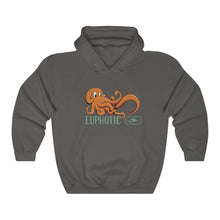 Load image into Gallery viewer, Euphotic Octopus | Ocean | Beach | Oceanography | Waves | Unisex - Men & Women's Tee Unisex Heavy Blend Hooded Sweatshirt | Hoodie