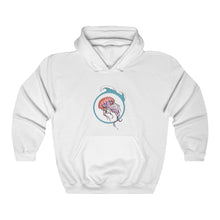 Load image into Gallery viewer, Jellyfish Lovers | Ocean | Beach | Oceanography | Unisex - Men & Women's Tee Unisex Heavy Blend Hooded Sweatshirt | Hoodie