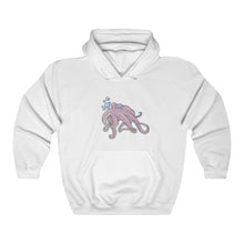 Load image into Gallery viewer, Octopus Lovers | Ocean | Cartoon | Beach | Oceanography | Unisex - Men & Women's Tee Unisex Heavy Blend Hooded Sweatshirt | Hoodie