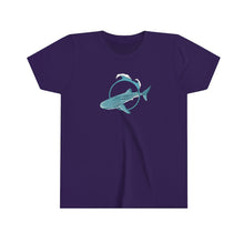 Load image into Gallery viewer, Whale Shark (Blue) Lovers | Ocean | Beach | Oceanography | Tee Youth Short Sleeve Tee