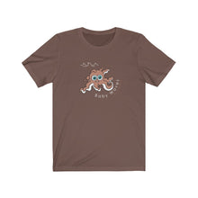 Load image into Gallery viewer, Baby Waves | Octopus | Cute | Cartoon | Unisex - Men &amp; Women&#39;s Tee
