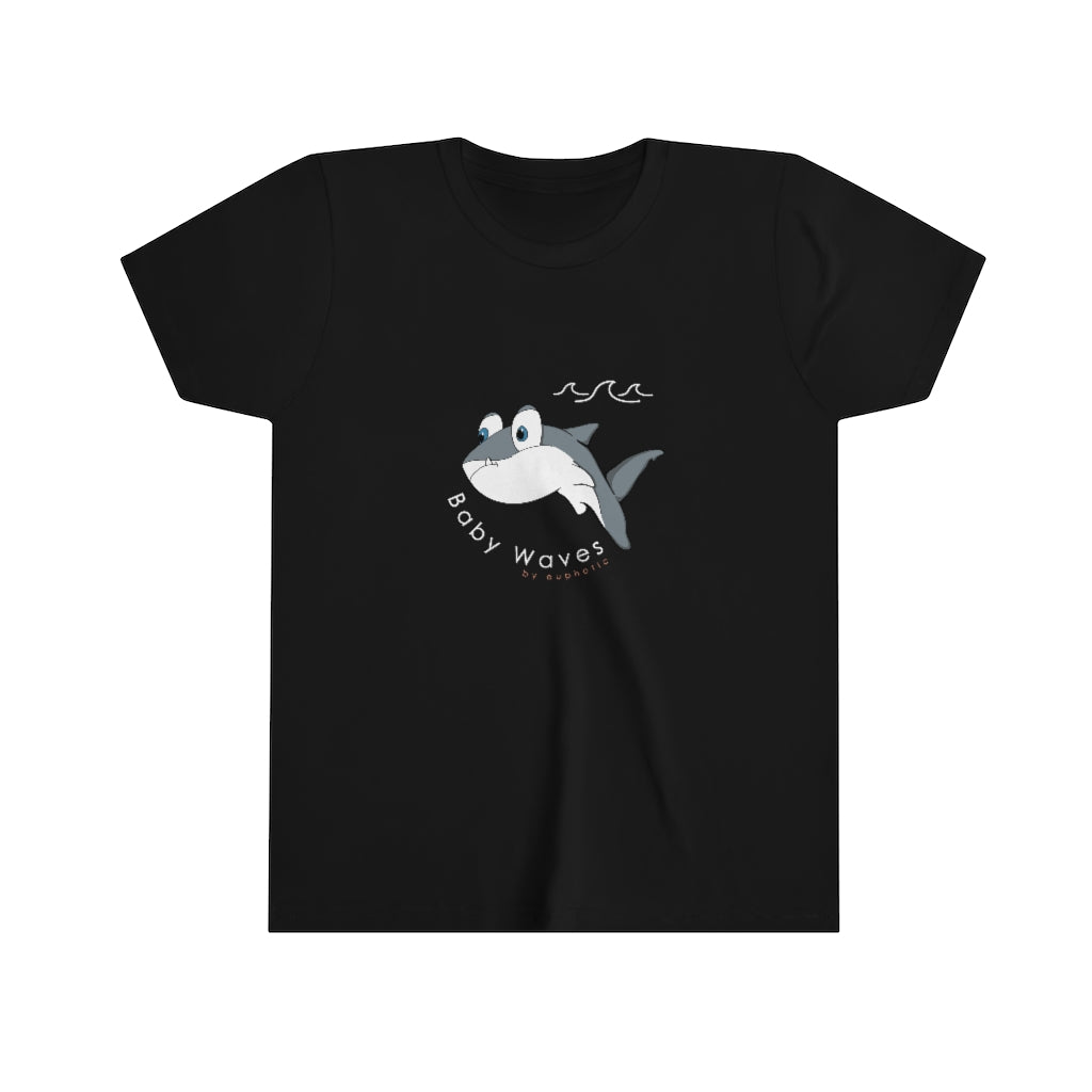 Baby Waves | Shark | Cute | Cartoon | Tee Youth Short Sleeve Tee