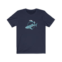 Load image into Gallery viewer, Whale Shark (Blue) Lovers | Ocean  | Beach | Oceanography | Unisex - Men &amp; Women&#39;s Tee
