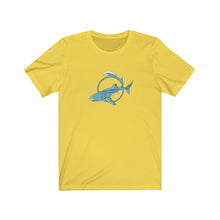 Load image into Gallery viewer, Whale Shark (Blue) Lovers | Ocean  | Beach | Oceanography | Unisex - Men &amp; Women&#39;s Tee
