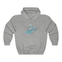 Load image into Gallery viewer, Whale Shark Lovers | Ocean  | Blue | Beach | Oceanography | Unisex - Men &amp; Women&#39;s Tee Unisex Heavy Blend Hooded Sweatshirt | Hoodie
