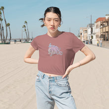 Load image into Gallery viewer, Octopus Lovers | Cartoon | Ocean  | Beach | Oceanography | Women&#39;s Crop top
