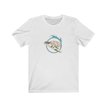 Load image into Gallery viewer, Sea Turtle Lovers | Ocean  | Light Blue Ring | Beach | Oceanography | Unisex - Men &amp; Women&#39;s Tee
