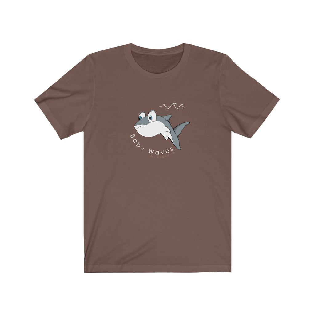 Baby Waves | Shark | Cute | Cartoon | Unisex - Men & Women's Tee