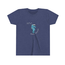 Load image into Gallery viewer, Baby Waves | Seahorse | Cute | Cartoon | Tee Youth Short Sleeve Tee
