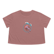 Load image into Gallery viewer, Jellyfish Lovers | Ocean  | Beach | Oceanography | Women&#39;s Crop top
