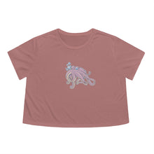 Load image into Gallery viewer, Octopus Lovers | Cartoon | Ocean  | Beach | Oceanography | Women&#39;s Crop top
