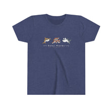 Load image into Gallery viewer, Baby Waves | Trio | Hammi | Oci | Gray | Cute | Cartoon | Tee Youth Short Sleeve Tee
